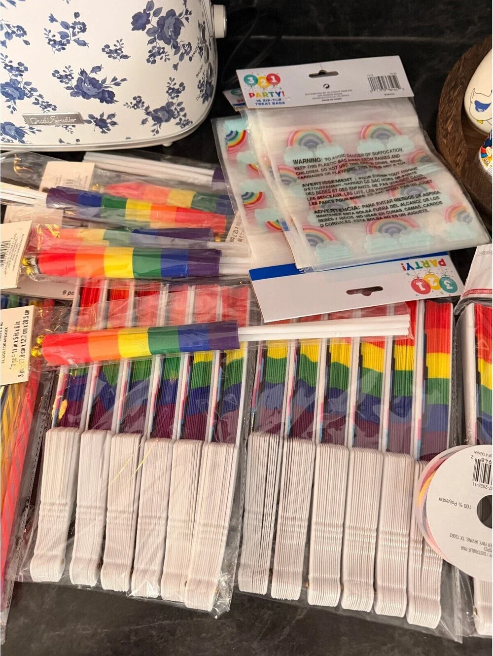 Rainbow Pride Party Fans - Multiple Packs Multiple Flags and Gift Bags